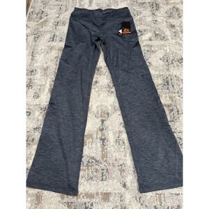 Reebok Women's Active Mid-Rise Pants - Gray SZ S Fleece Wicking Performance